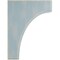 Ekena Millwork 3 1/2"W x 6"D x 8"H Clarksville Wood Vintage Decor Bracket, Driftwood Blue BKTWD04X06X08CVBU - alternate 3